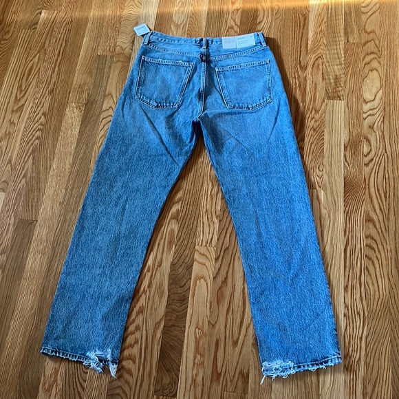 NWT AGolde 90s Pinch High Rise Straight Jeans Size 30 - Picture 16 of 16